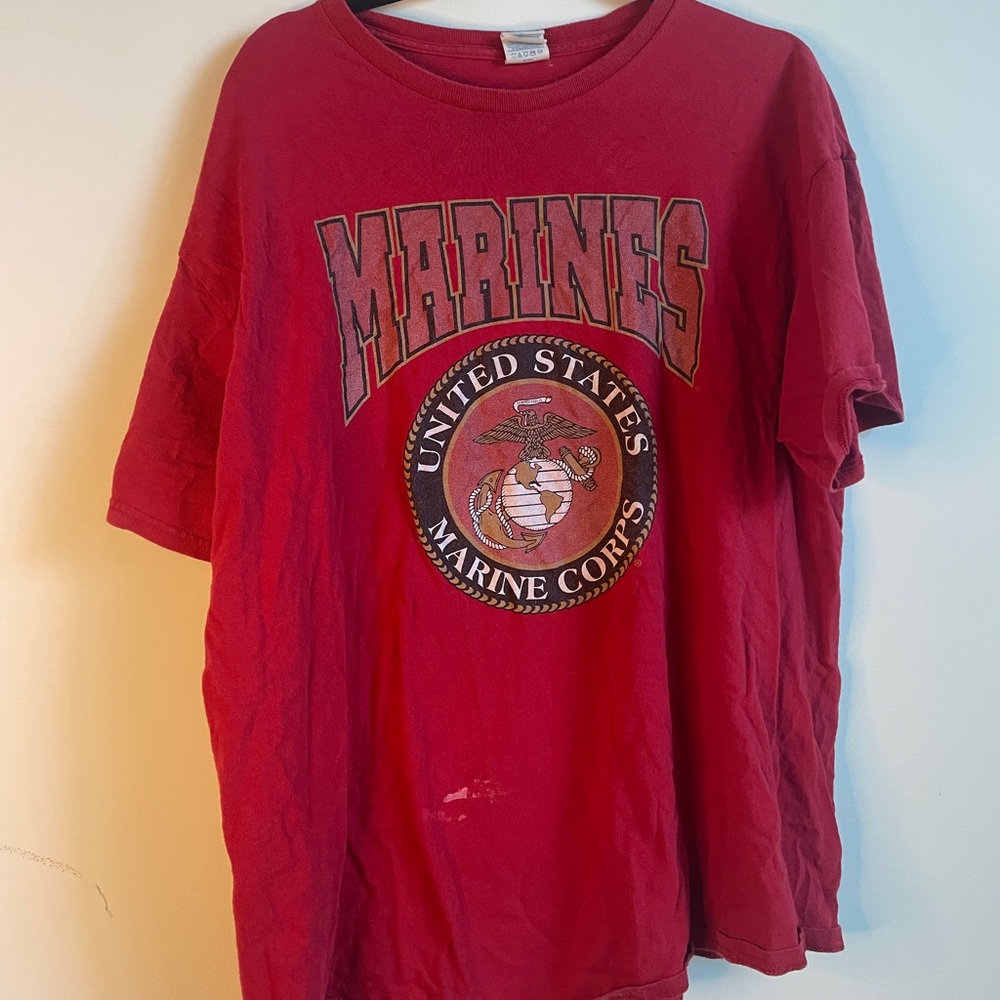 Y2k marines tshirt